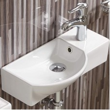 Раковина WeltWasser Aisbach 7950 GL-WT R 50 10000008693 Белая глянцевая