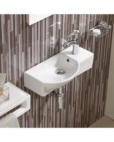 Раковина WeltWasser Aisbach 7950 GL-WT R 50 10000008693 Белая глянцевая