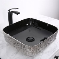 Раковина-чаша Mira 39 MR-3939BS Черная Серебро