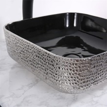 Раковина-чаша Mira 39 MR-3939BS Черная Серебро