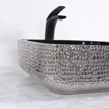 Раковина-чаша Mira 39 MR-3939BS Черная Серебро