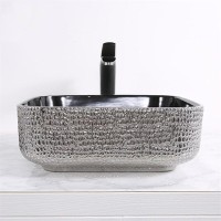 Раковина-чаша Mira 39 MR-3939BS Черная Серебро