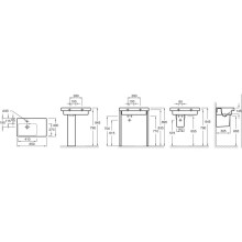 Раковина с правым крылом 65 см Jacob Delafon Odeon Up E4757G-00