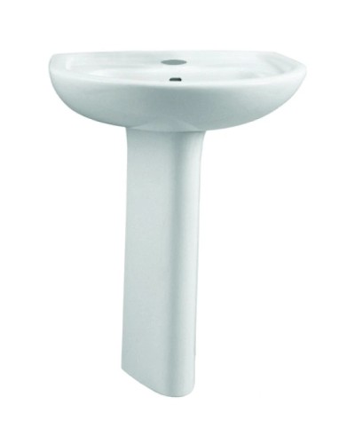 Раковина 60 см с пьедесталом Vitra Arkitekt 9601B003-7650