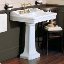 Раковина 76х59,5 см с одним отверстием под смеситель Azzurra Giunone GIU200/ALZAbix1