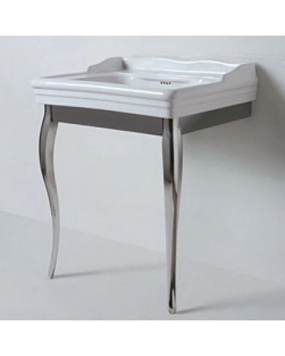 Раковина 76х59,5 см с одним отверстием под смеситель Azzurra Giunone GIU200/ALZAbix1