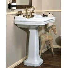 Раковина 76х59,5 см с одним отверстием под смеситель Azzurra Giunone GIU200/ALZAbix1