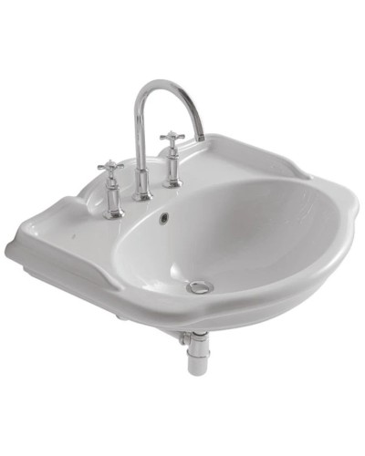 Раковина 71х58 см с одним отвестием под смеситель Globo Paestum PA006.bix1