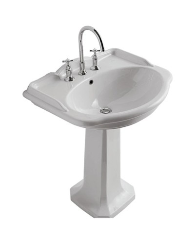 Раковина 71х58 см с одним отвестием под смеситель Globo Paestum PA006.bix1