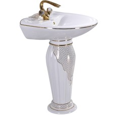 Раковина CeramaLux Lux Classic 54 J-766 Белая