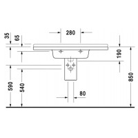 Раковина 105х48,5 см Duravit Starck 3 0304100000
