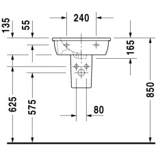 Раковина 47х35 см Duravit Darling New 0731470000
