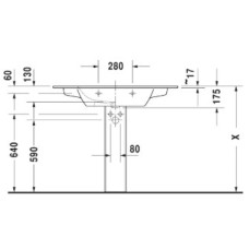 Раковина 103х49 см Duravit ME by Starck 2336100000