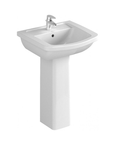 Раковина с пьедесталом Vitra Form 300 55 9602B003-7650 Белая