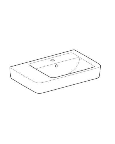 Раковина 75х48 см Geberit Renova Plan 122175000