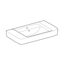 Раковина 85х48 см Geberit Renova Plan 122185000