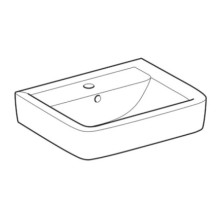 Раковина 55х44 см Geberit Renova Plan 222255000