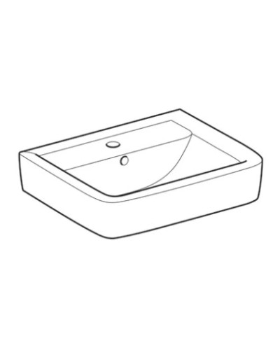 Раковина 55х44 см Geberit Renova Plan 222255000