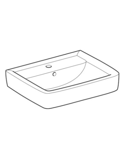 Раковина 60х48 см Geberit Renova Plan 222260000