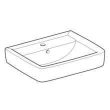 Раковина 65х48 см Geberit Renova Plan 222265000