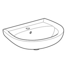 Раковина 55х45 см Geberit Renova 223055000