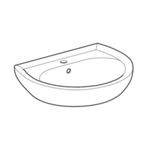 Раковина 60х49 см Geberit Renova 223060000