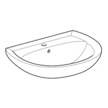 Раковина 65х51 см Geberit Renova 223065000