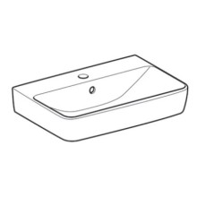 Раковина 55х37 см Geberit Renova Compact 226155000