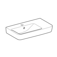 Раковина 65х37 см Geberit Renova Compact 226165000