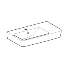 Раковина 65х37 см Geberit Renova Compact 226165000