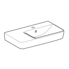 Раковина 65х37 см Geberit Renova Compact 226265000