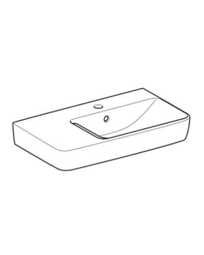 Раковина 65х37 см Geberit Renova Compact 226265000