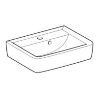 Раковина 50х38 см Geberit Renova Plan 272150000