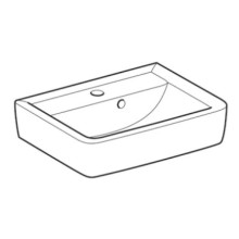 Раковина 50х38 см Geberit Renova Plan 272150000