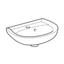 Раковина 45х34 см Geberit Renova 273045000