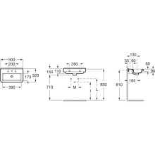 Раковина 50х32 см Roca Dama 327788000