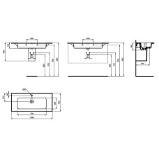 Раковина 104х46 см Ideal Standard Strada II T300401