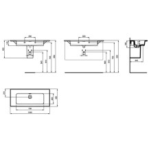 Раковина 104х46 см Ideal Standard Strada II T363501