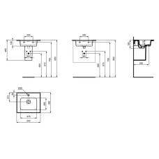 Раковина 54х46 см Ideal Standard Strada II T298801