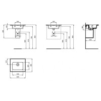Раковина 54х46 см Ideal Standard Strada II T363201