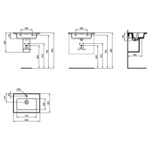 Раковина 64х46 см Ideal Standard Strada II T299101