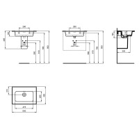 Раковина 60х46 см Ideal Standard Strada II T363301