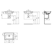 Раковина 60х46 см Ideal Standard Strada II T363301