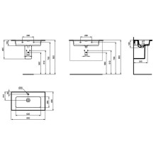 Раковина 84х46 см Ideal Standard Strada II T300301