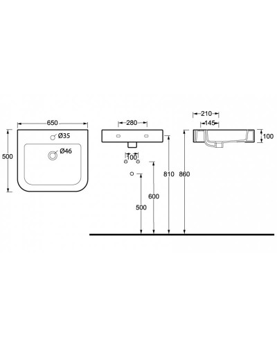 Раковина BelBagno ALISE