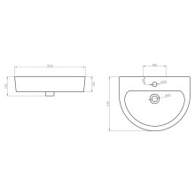 Раковина BelBagno MARINO с полупьедесталом