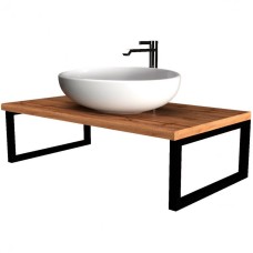 Столешница под раковину 1MarKa Grunge Loft 100 У85832 подвесная Дуб вотан