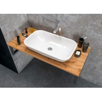 Столешница под раковину 1MarKa Grunge Loft 100 У85832 подвесная Дуб вотан