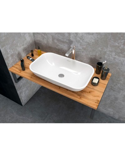 Столешница под раковину 1MarKa Grunge Loft 90 У85831 подвесная Дуб вотан