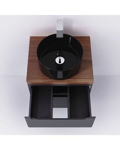 Столешница под раковину Jorno Wood 60 Wood.06.60/DW Темное дерево